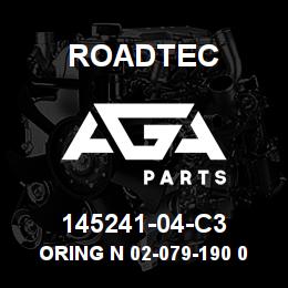 145241-04-C3 Roadtec ORING N 02-079-190 09X3 53-S-NBR70 | AGA Parts