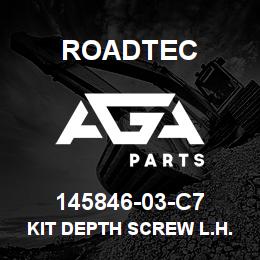 145846-03-C7 Roadtec KIT DEPTH SCREW L.H. THREAD | AGA Parts