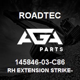 145846-03-C86 Roadtec RH EXTENSION STRIKE-OFF | AGA Parts