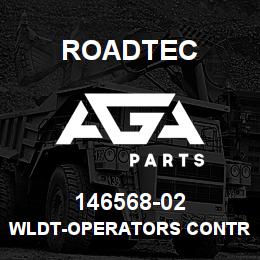 146568-02 Roadtec WLDT-OPERATORS CONTROL BOX MOUNT | AGA Parts