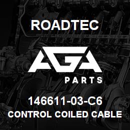 146611-03-C6 Roadtec CONTROL COILED CABLE-3 METER | AGA Parts