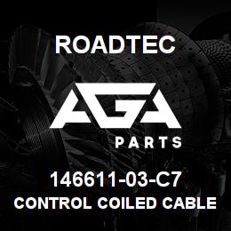 146611-03-C7 Roadtec CONTROL COILED CABLE 1.5 METER | AGA Parts