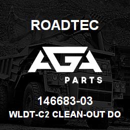 146683-03 Roadtec WLDT-C2 CLEAN-OUT DOOR PIN | AGA Parts