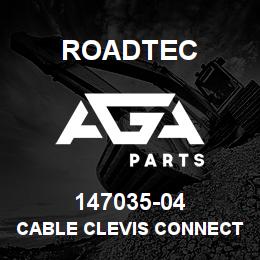 147035-04 Roadtec CABLE CLEVIS CONNECTOR | AGA Parts