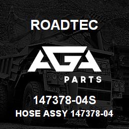 147378-04S Roadtec HOSE ASSY 147378-04 W/ SLEEVE | AGA Parts