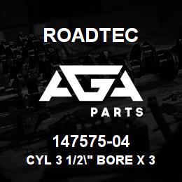 147575-04 Roadtec CYL 3 1/2" BORE X 36" STROKE | AGA Parts