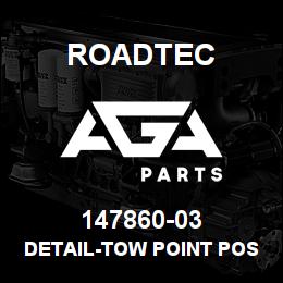 147860-03 Roadtec DETAIL-TOW POINT POSITION INDICATOR | AGA Parts