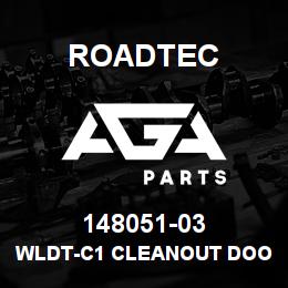 148051-03 Roadtec WLDT-C1 CLEANOUT DOOR HINGE PIN | AGA Parts