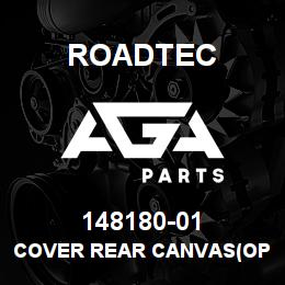 148180-01 Roadtec COVER REAR CANVAS(OPERATOR ACCESS) | AGA Parts