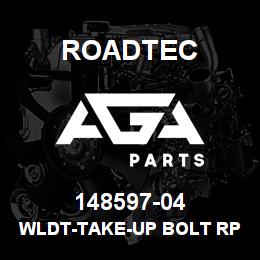 148597-04 Roadtec WLDT-TAKE-UP BOLT RP-150 | AGA Parts