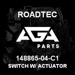 148865-04-C1 Roadtec SWITCH W/ ACTUATOR | AGA Parts