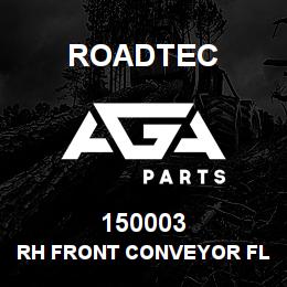 150003 Roadtec RH FRONT CONVEYOR FLOOR PLATE | AGA Parts
