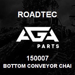 150007 Roadtec BOTTOM CONVEYOR CHAIN WEAR INSERT | AGA Parts