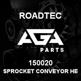 150020 Roadtec SPROCKET CONVEYOR HEAD DRIVE 26T | AGA Parts