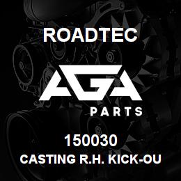 150030 Roadtec CASTING R.H. KICK-OUT AUGER | AGA Parts