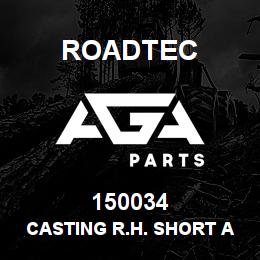 150034 Roadtec CASTING R.H. SHORT AUGER | AGA Parts