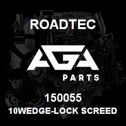 150055 Roadtec 10WEDGE-LOCK SCREED PLATE WELD | AGA Parts