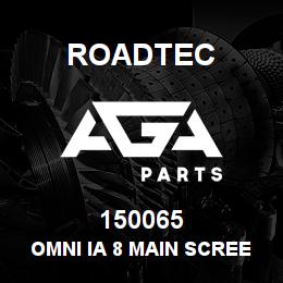 150065 Roadtec OMNI IA 8 MAIN SCREED PLATE | AGA Parts