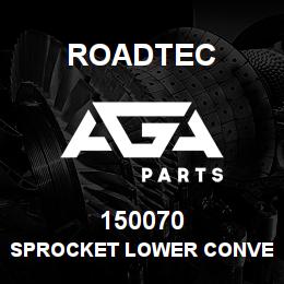 150070 Roadtec SPROCKET LOWER CONVEYOR DRIVE 23T | AGA Parts