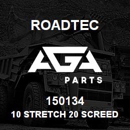 150134 Roadtec 10 STRETCH 20 SCREED BOT. PL. WLDT | AGA Parts