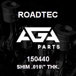 150440 Roadtec SHIM .010" THK. | AGA Parts