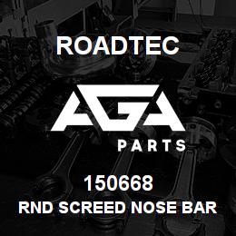 150668 Roadtec RND SCREED NOSE BAR 40" LONG | AGA Parts