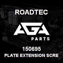 150695 Roadtec PLATE EXTENSION SCREED STRETCH 16 | AGA Parts