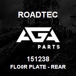151238 Roadtec FLO0R PLATE - REAR | AGA Parts