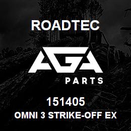 151405 Roadtec OMNI 3 STRIKE-OFF EXT LH BEGN 10562 | AGA Parts