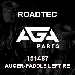 151487 Roadtec AUGER-PADDLE LEFT REVERSING | AGA Parts