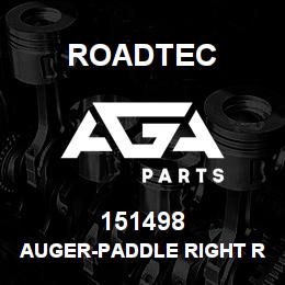 151498 Roadtec AUGER-PADDLE RIGHT REVERSING | AGA Parts