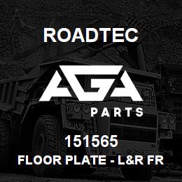 151565 Roadtec FLOOR PLATE - L&R FRONT & REAR FEED | AGA Parts