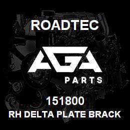151800 Roadtec RH DELTA PLATE BRACKET | AGA Parts
