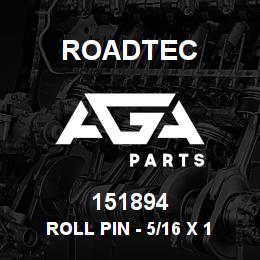 151894 Roadtec ROLL PIN - 5/16 X 1 | AGA Parts