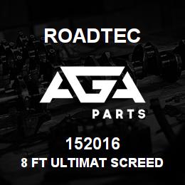 152016 Roadtec 8 FT ULTIMAT SCREED BOTTOM WELDMENT | AGA Parts