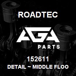 152611 Roadtec DETAIL ~ MIDDLE FLOOR PLATE | AGA Parts