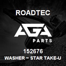 152676 Roadtec WASHER ~ STAR TAKE-UP ROLLER | AGA Parts