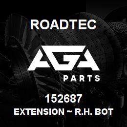 152687 Roadtec EXTENSION ~ R.H. BOTTOM PLATE | AGA Parts