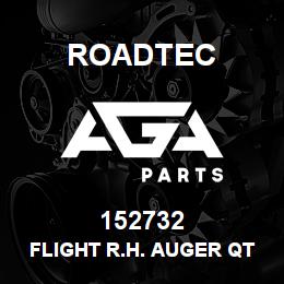 152732 Roadtec FLIGHT R.H. AUGER QTR. 16" | AGA Parts