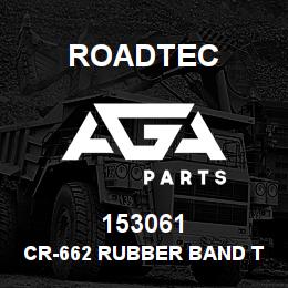153061 Roadtec CR-662 RUBBER BAND TRACK SMOOTH | AGA Parts