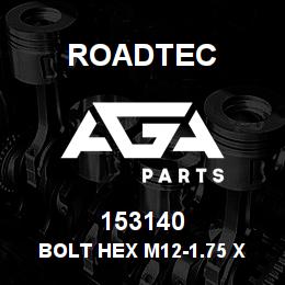 153140 Roadtec BOLT HEX M12-1.75 X 130 10.9 931 | AGA Parts