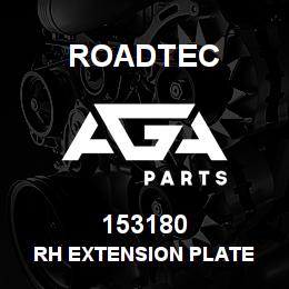 153180 Roadtec RH EXTENSION PLATE | AGA Parts