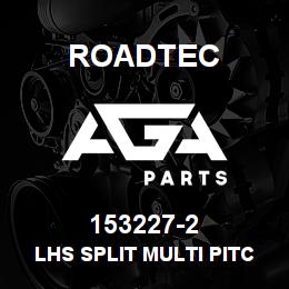 153227-2 Roadtec LHS SPLIT MULTI PITCH 22 AUGER HALF | AGA Parts
