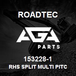 153228-1 Roadtec RHS SPLIT MULTI PITCH 22 AUGER HALF | AGA Parts