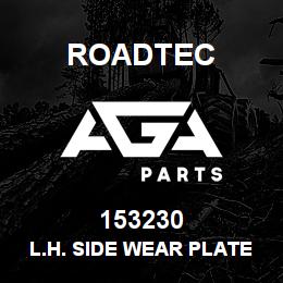 153230 Roadtec L.H. SIDE WEAR PLATE | AGA Parts