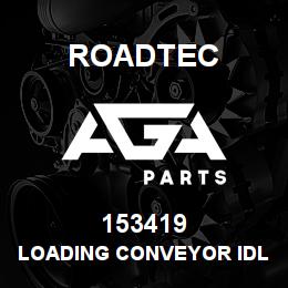 153419 Roadtec LOADING CONVEYOR IDLER WELDMENT(C-3 | AGA Parts