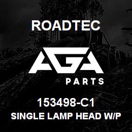 153498-C1 Roadtec SINGLE LAMP HEAD W/PLUG & BEZEL | AGA Parts