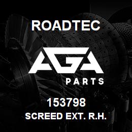 153798 Roadtec SCREED EXT. R.H. | AGA Parts