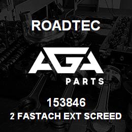 153846 Roadtec 2 FASTACH EXT SCREED PLATE CROWNABLE | AGA Parts