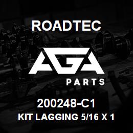 200248-C1 Roadtec KIT LAGGING 5/16 X 1 3/4 X 38 | AGA Parts